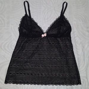 Victoria's Secret Black Lace Camisole